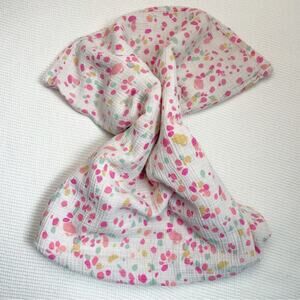 Oh Joy! Baby Blanket Muslin Swaddle 47"x47" polka dots